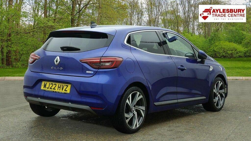 Renault Clio Hatchback 1.6 E-tech Rs Line Euro 6 Ss WJ22HVZ Blue #4