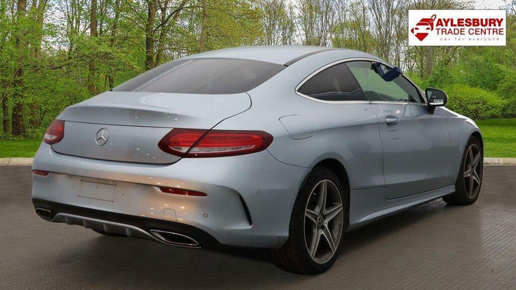 Mercedes-Benz C Class Coupe 2.1 C220d Amg Line G-tronic Euro 6 Ss SG17PRU Silver #4