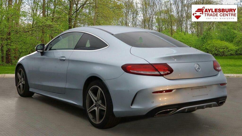 Mercedes-Benz C Class Coupe 2.1 C220d Amg Line G-tronic Euro 6 Ss SG17PRU Silver #3
