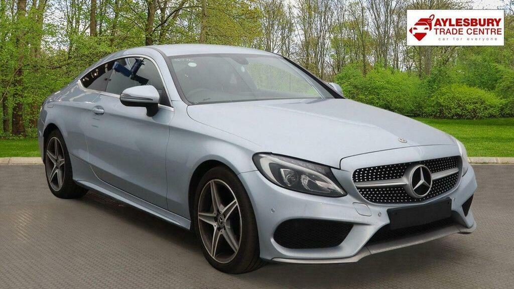 Mercedes-Benz C Class Coupe 2.1 C220d Amg Line G-tronic Euro 6 Ss Silver