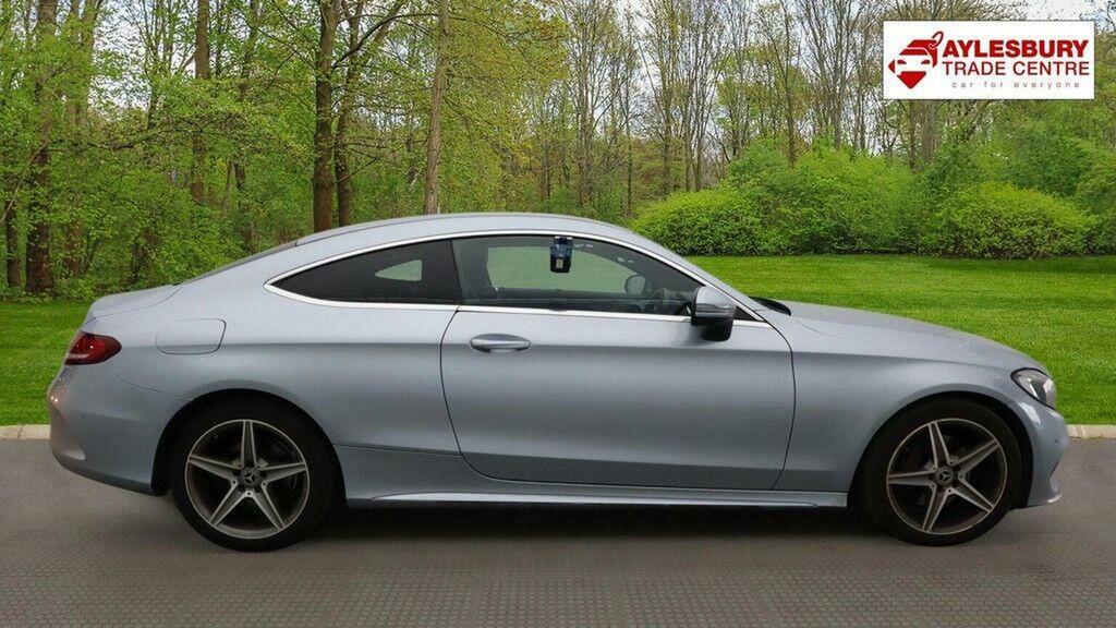 Mercedes-Benz C Class Coupe 2.1 C220d Amg Line G-tronic Euro 6 Ss SG17PRU Silver #5