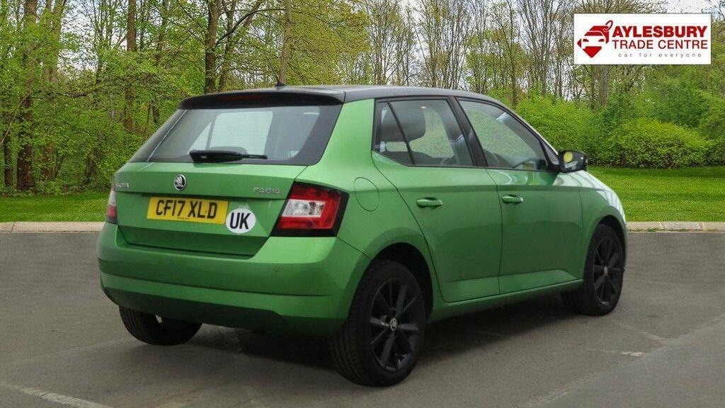 Skoda Fabia Hatchback 1.2 Tsi Colour Edition Euro 6 Ss CF17XLD Green #4