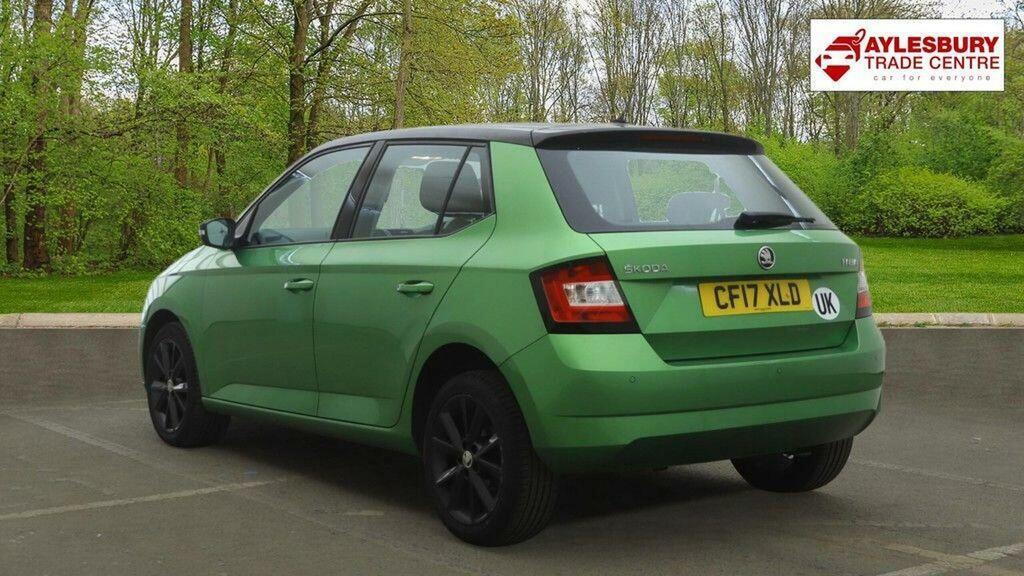 Skoda Fabia Hatchback 1.2 Tsi Colour Edition Euro 6 Ss CF17XLD Green #3