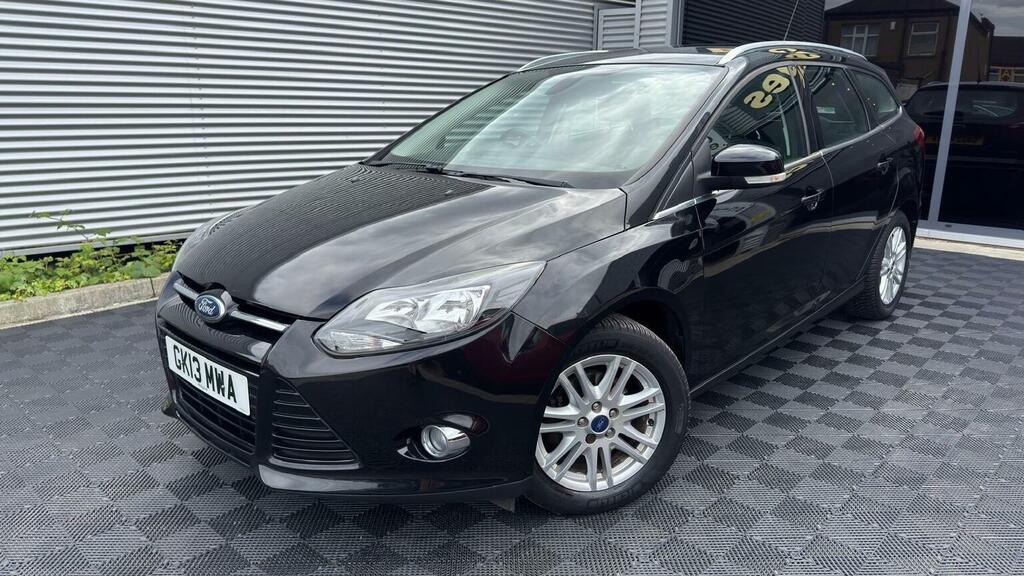 Ford Focus Estate 1.6 Titanium Powershift Euro 5 201313 GK13MWA Black #4