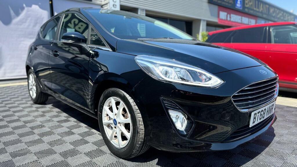 Ford Fiesta Hatchback 1.1 Ti-vct Zetec Euro 6 Ss 2018 BT68HNR Black #2