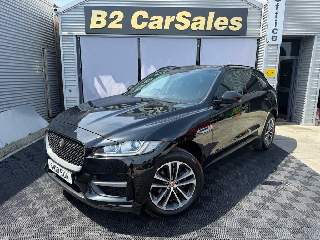Jaguar F-Pace Suv 2.0 D240 R-sport Awd Euro 6 Ss 20 SW18RUA Black #6