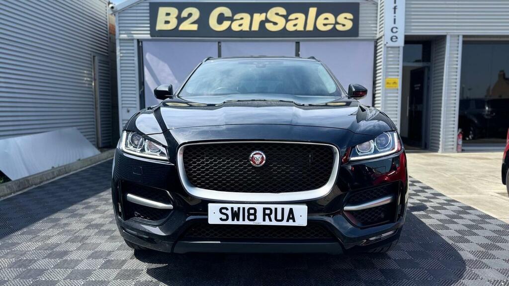 Jaguar F-Pace Suv 2.0 D240 R-sport Awd Euro 6 Ss 20 SW18RUA Black #4