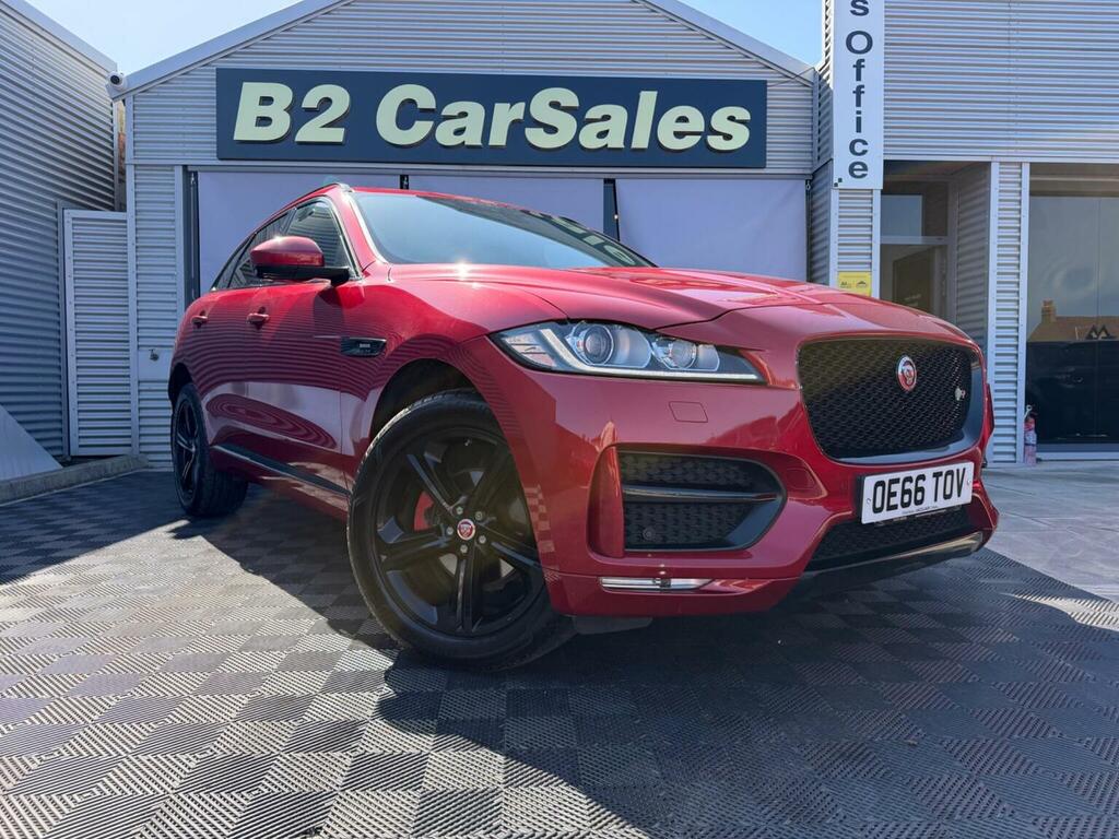 Jaguar F-Pace Suv 2.0 D180 R-sport Awd Euro 6 Ss 20 OE66TOV Red #2
