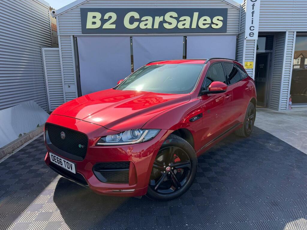 Jaguar F-Pace Suv 2.0 D180 R-sport Awd Euro 6 Ss 20 OE66TOV Red #6