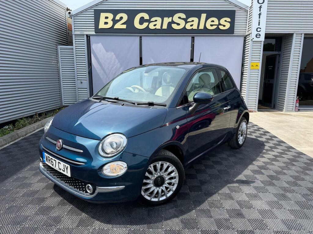 Fiat 500 Hatchback 1.2 Lounge Euro 6 Ss 201767 WR67CJY Blue #5