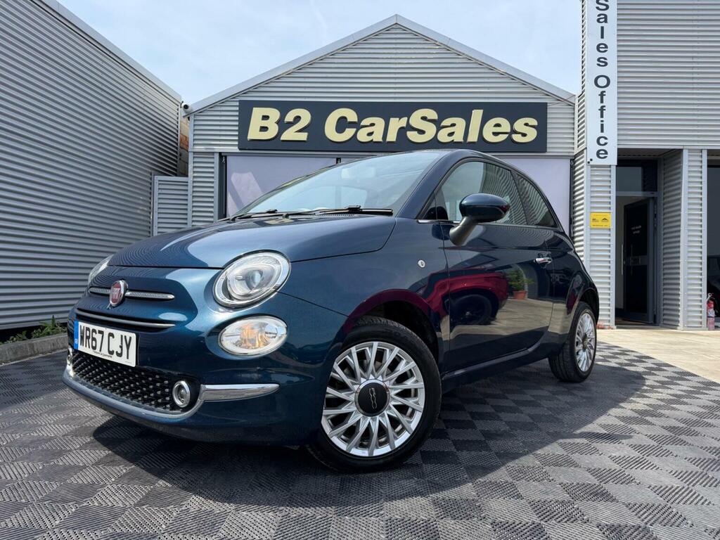 Fiat 500 Hatchback 1.2 Lounge Euro 6 Ss 201767 WR67CJY Blue #6