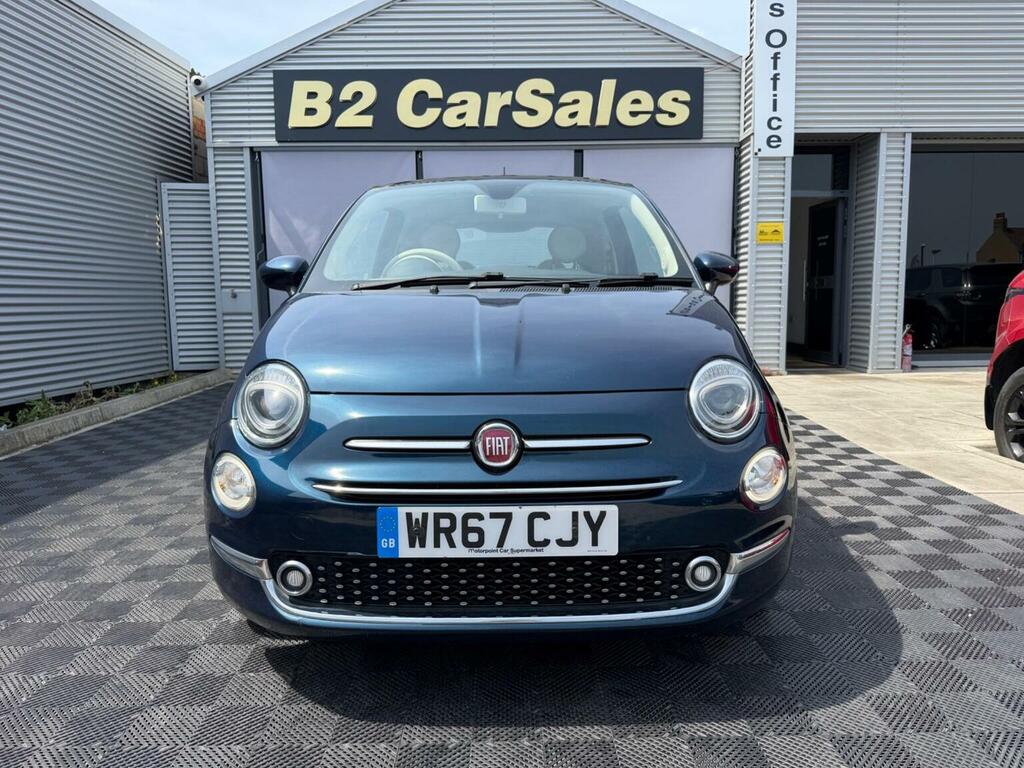 Fiat 500 Hatchback 1.2 Lounge Euro 6 Ss 201767 WR67CJY Blue #3