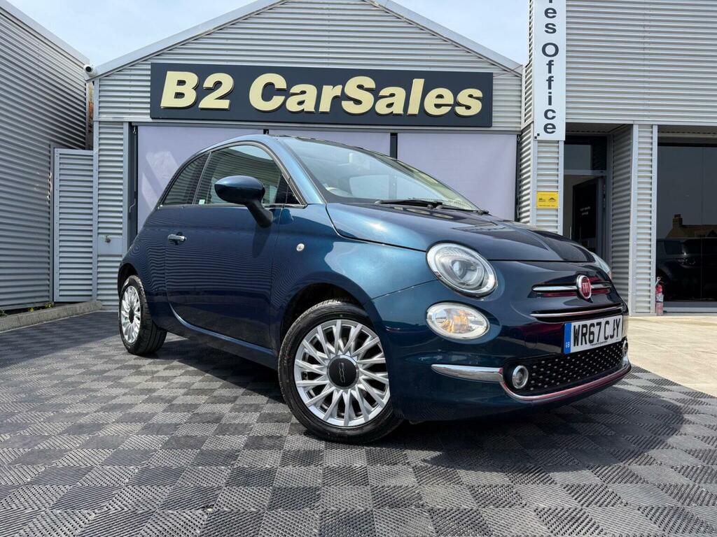 Fiat 500 Hatchback 1.2 Lounge Euro 6 Ss 201767 WR67CJY Blue #2