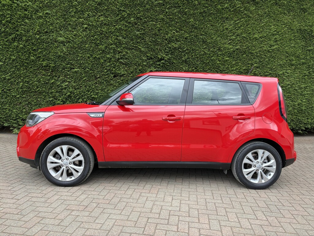 Kia Soul 1.6 Crdi Connect Plus Red #4