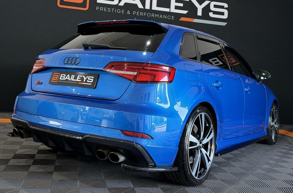 Audi S3 2.0 Tfsi Black Edition Sportback S Tronic Quattro NX67OHU Blue #5
