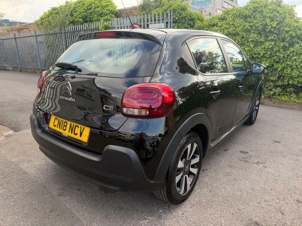 Citroen C3 1.2 Puretech Feel Euro 6 CN18NCV Black #6