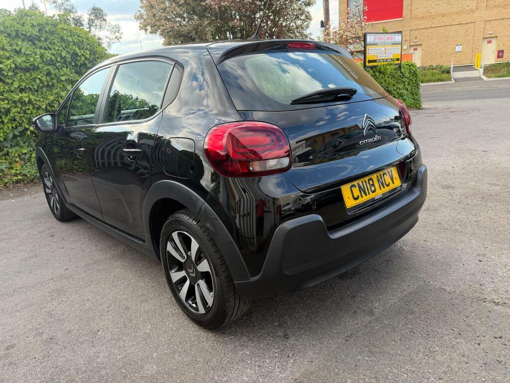 Citroen C3 1.2 Puretech Feel Euro 6 CN18NCV Black #4