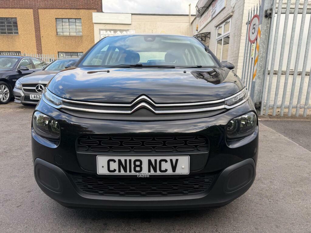 Citroen C3 1.2 Puretech Feel Euro 6 CN18NCV Black #2