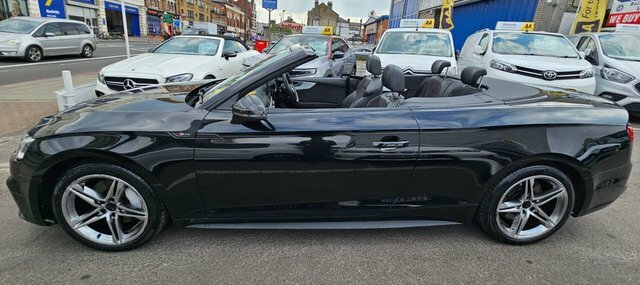 Audi A5 2.0 Tfsi S Line Convertible S JAB20X Black #6