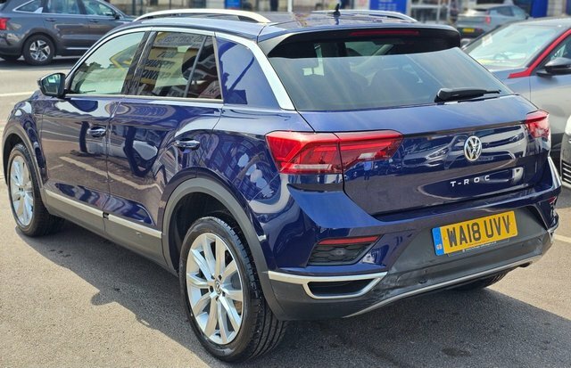 Volkswagen T-Roc 1.5 Tsi Evo Sel Suv Euro 6 Ss WA18UVV Blue #5