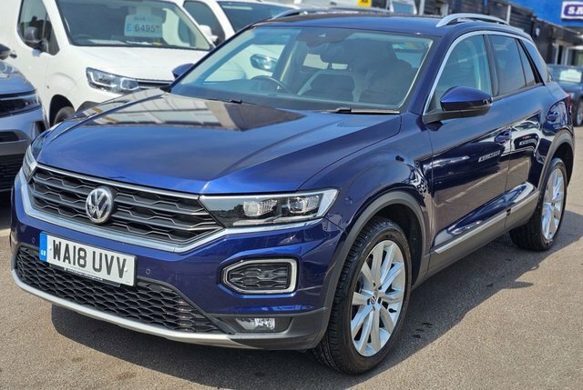 Volkswagen T-Roc 1.5 Tsi Evo Sel Suv Euro 6 Ss WA18UVV Blue #3