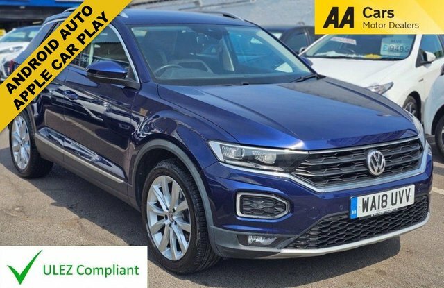 Volkswagen T-Roc 1.5 Tsi Evo Sel Suv Euro 6 Ss Blue
