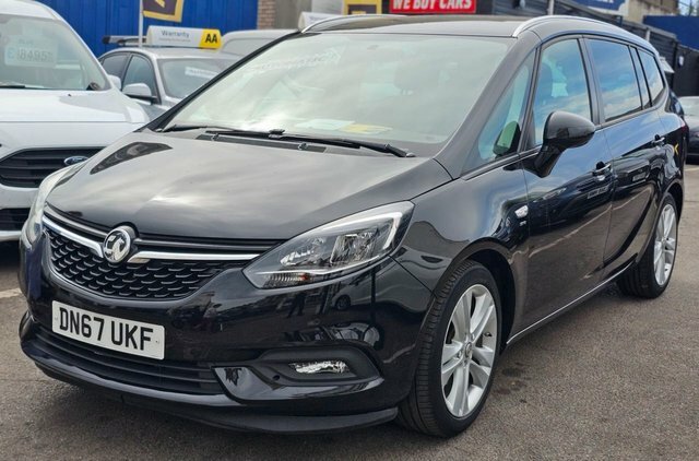 Vauxhall Zafira Tourer 7 Seater 1.4I Turbo Sri Nav Mpv Petr DN67UKF Black #3