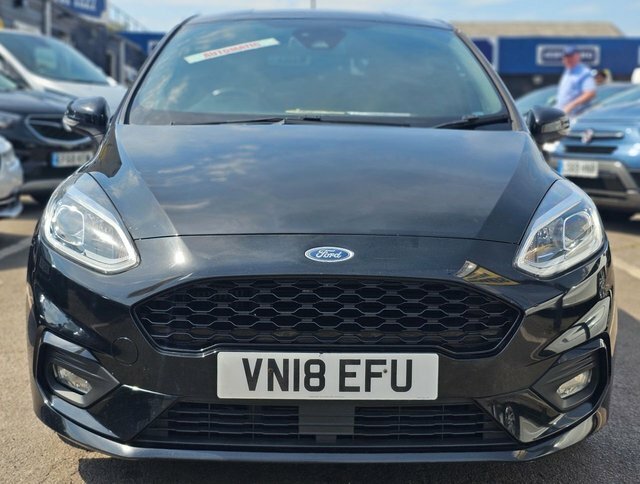 Ford Fiesta 1.0T Ecoboost St-line Hatchback Petr VN18EFU Black #2