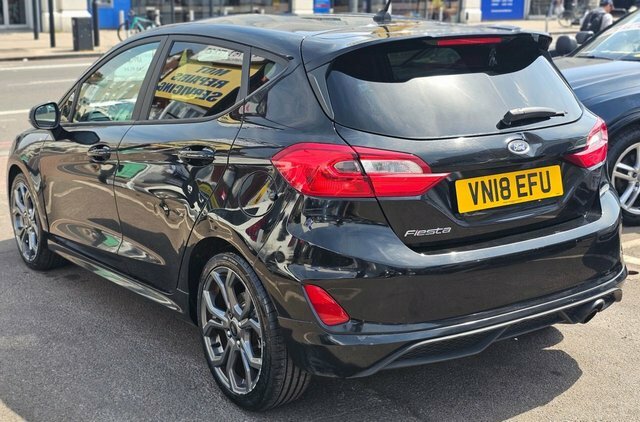 Ford Fiesta 1.0T Ecoboost St-line Hatchback Petr VN18EFU Black #4