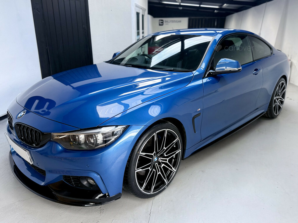 BMW 4 Series 420D M Sport PF68VCT Blue #2