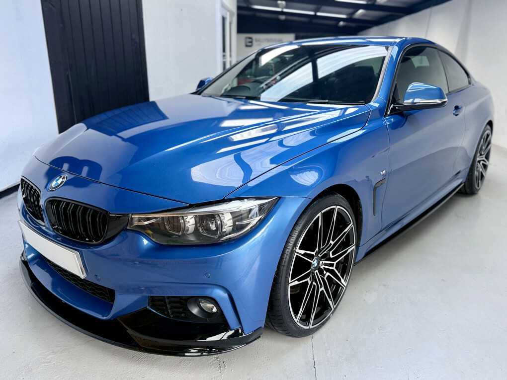 BMW 4 Series 420D M Sport PF68VCT Blue #3