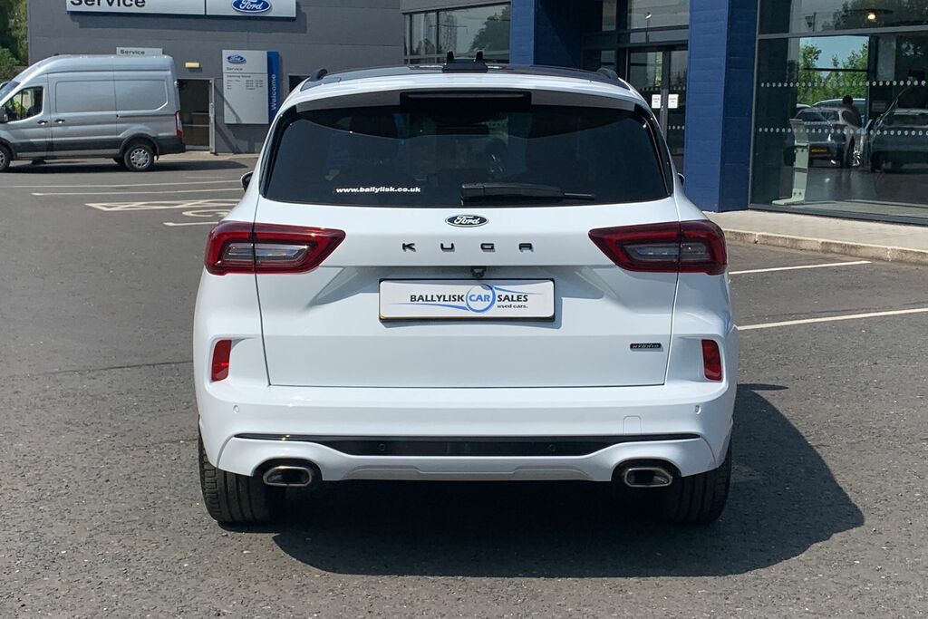 Ford Kuga 2.5 Duratec 243Ps Phev 14.4Kwh St-line X In White EF75CUV White #5