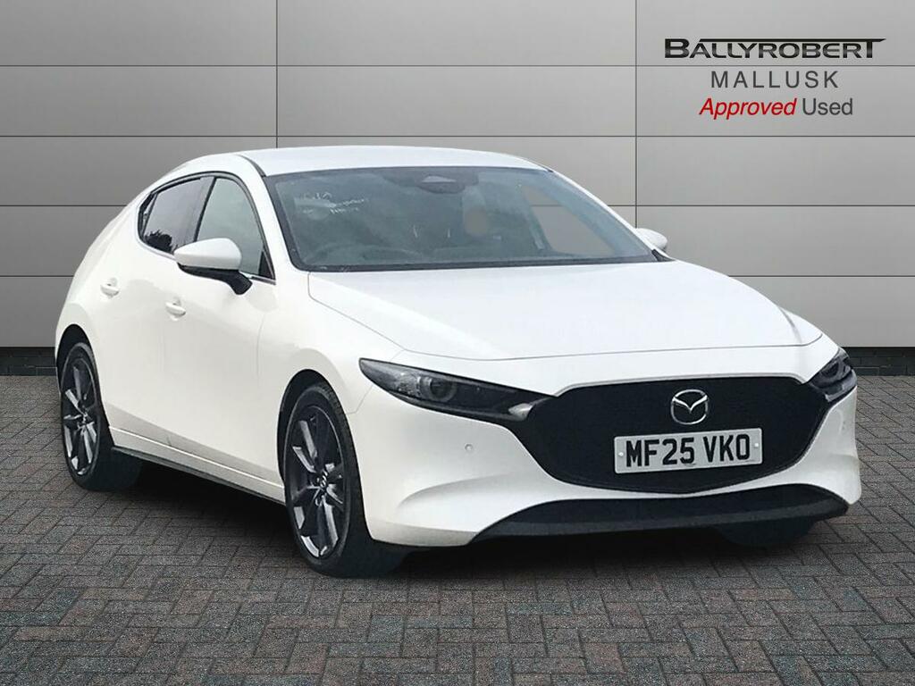Mazda 3 2.5 E-skyactiv G Mhev 140 Exclusive-line White