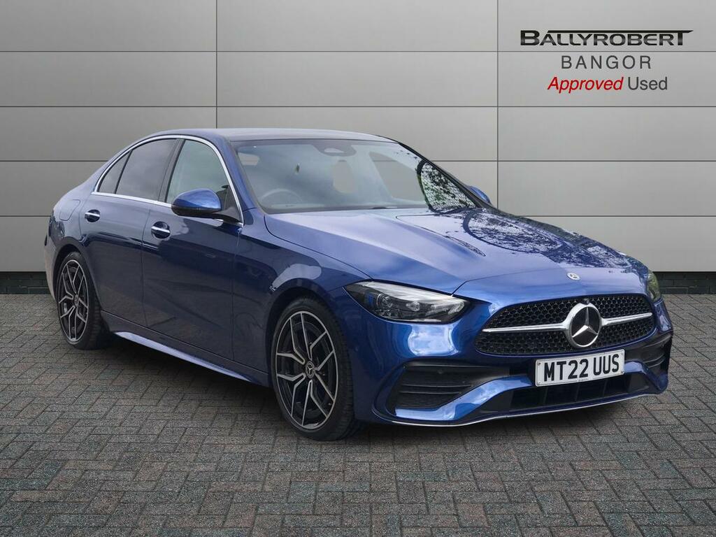 Mercedes-Benz C Class C300 Amg Line Premium Plus 9G-tronic Blue