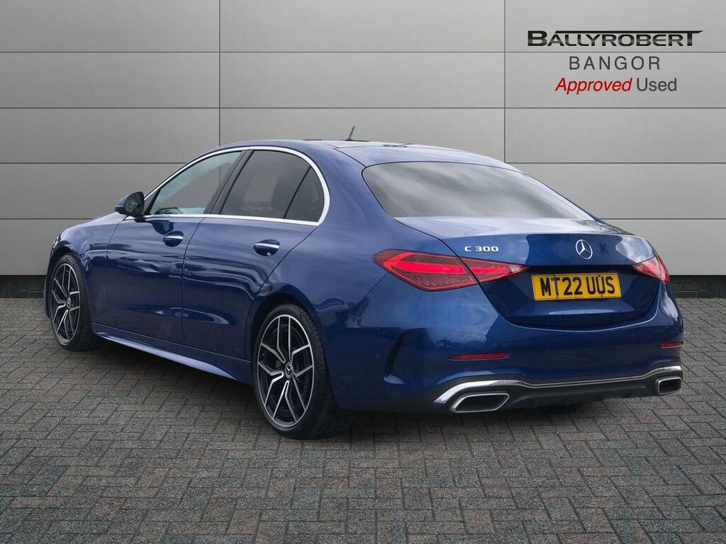 Mercedes-Benz C Class C300 Amg Line Premium Plus 9G-tronic MT22UUS Blue #2