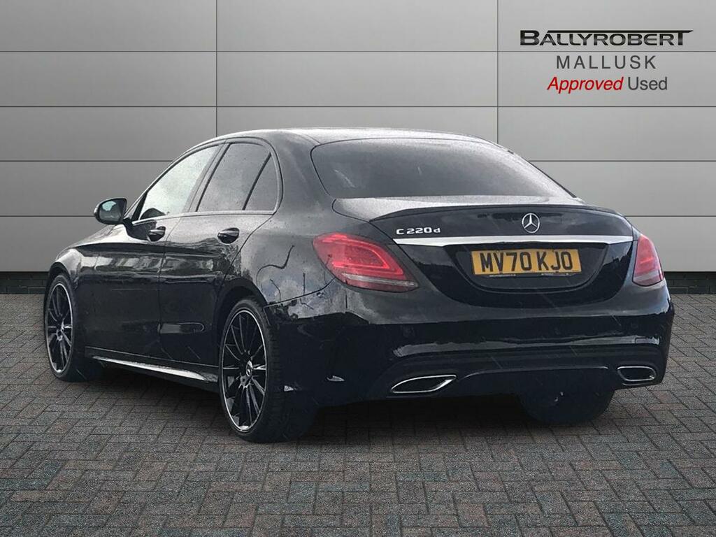 Mercedes-Benz C Class C220d Amg Line Premium 9G-tronic MV70KJO Black #2