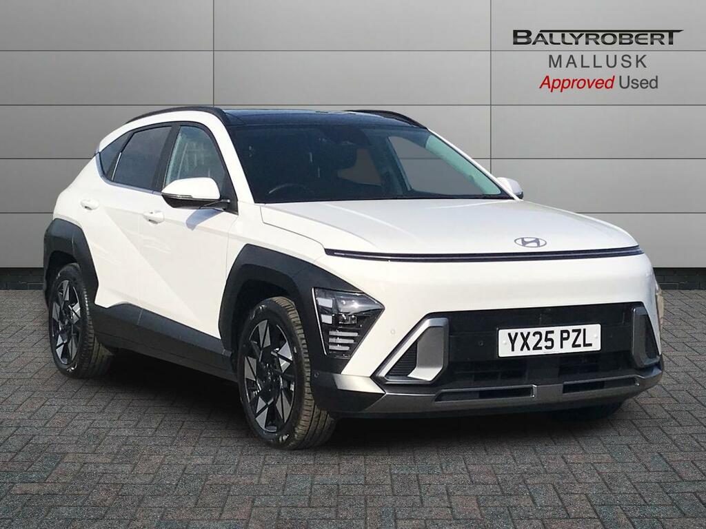 Hyundai Kona 1.6 Hybrid 129 Ultimate Dct White