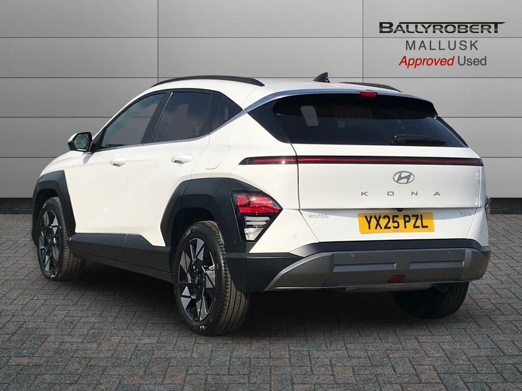 Hyundai Kona 1.6 Hybrid 129 Ultimate Dct YX25PZL White #2