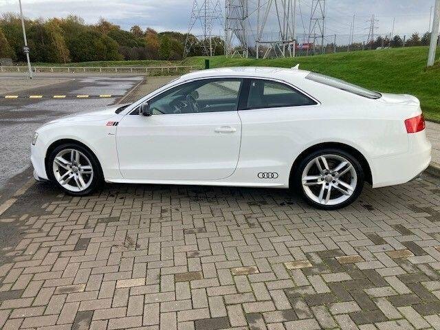 Audi A5 Tdi S Line Coupe WF15PBY White #4