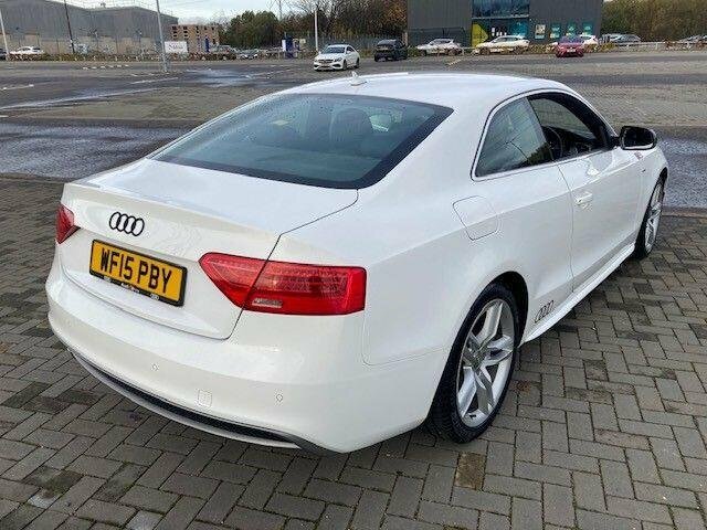 Audi A5 Tdi S Line Coupe WF15PBY White #3
