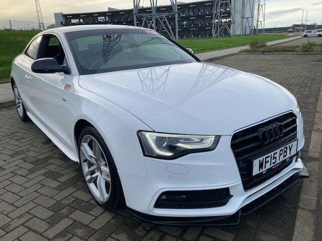 Audi A5 Tdi S Line Coupe WF15PBY White #5