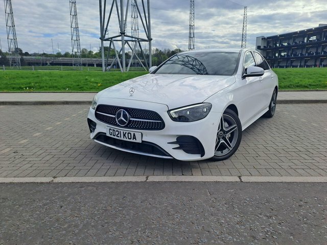 Mercedes-Benz E Class E220d Amg Line G-tronic White