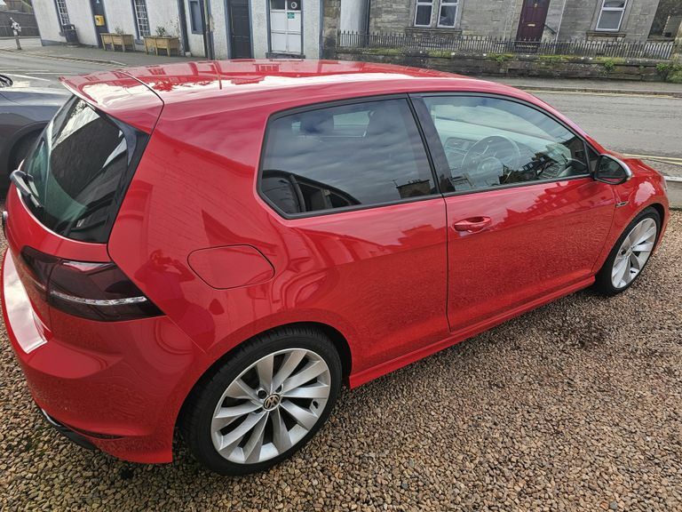 Volkswagen Golf 2.0 Tsi R Dsg AK16TZL Red #4