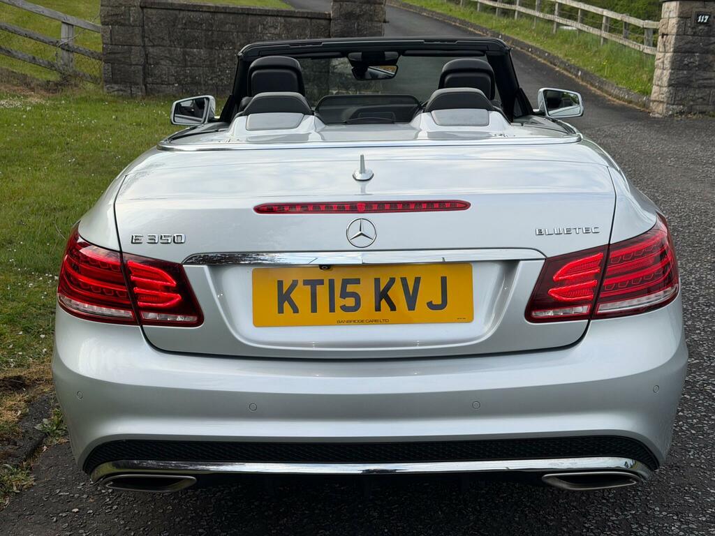 Mercedes-Benz E Class 3.0 E350d V6 Bluetec Amg Line Premium Cabriolet KT15KVJ Silver #6
