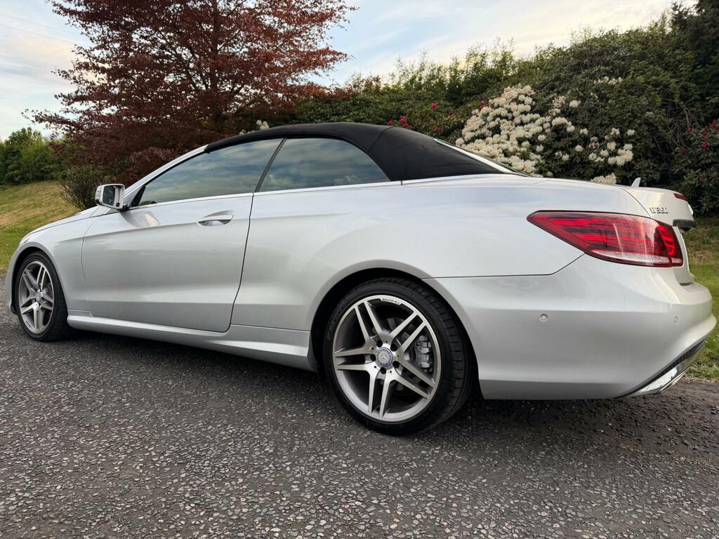 Mercedes-Benz E Class 3.0 E350d V6 Bluetec Amg Line Premium Cabriolet KT15KVJ Silver #5