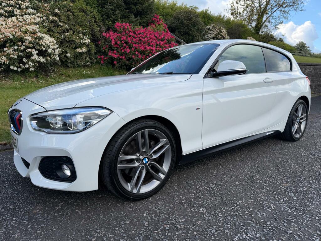 BMW 1 Series 2.0 125D M Sport Euro 6 Ss MRZ6563 White #5
