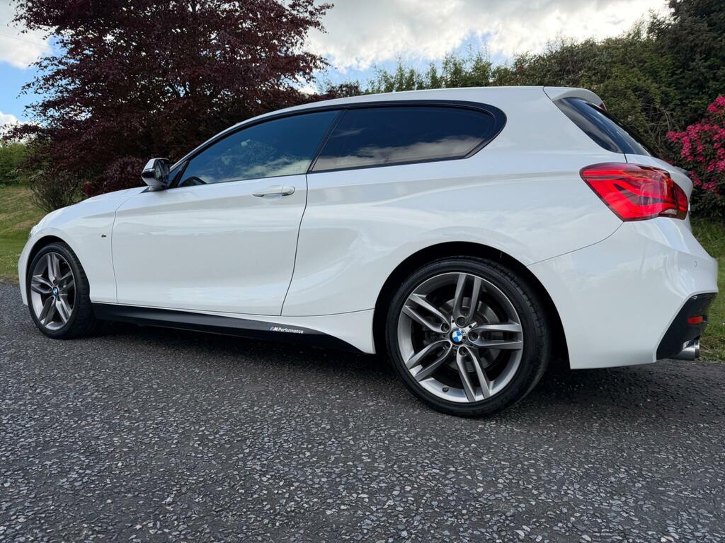 BMW 1 Series 2.0 125D M Sport Euro 6 Ss MRZ6563 White #6