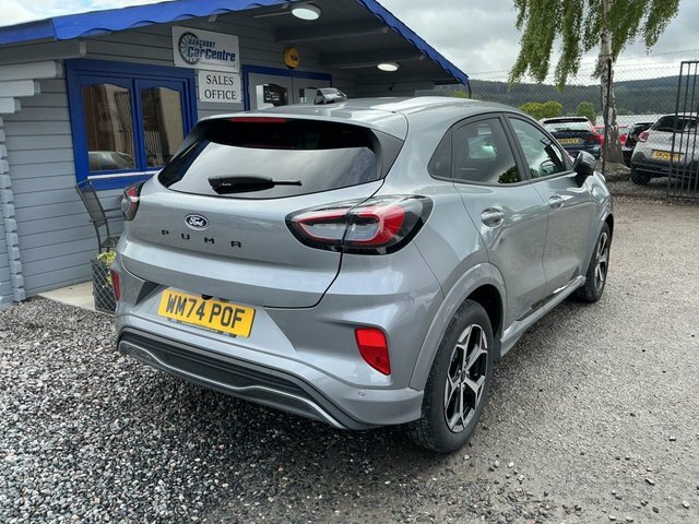 Ford Puma 2024 1.0T Ecoboost Mhev St-line Suv Hyb WM74POF Silver #3