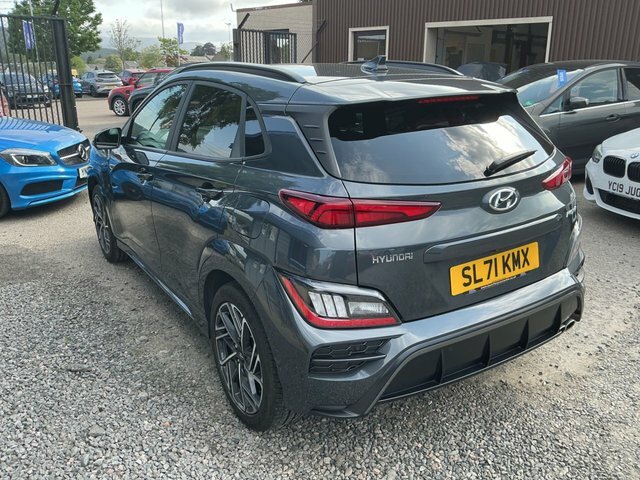 Hyundai Kona 2021 1.0 T-gdi Mhev N Line Suv Hybrid M Grey #5