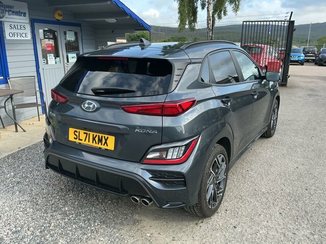Hyundai Kona 2021 1.0 T-gdi Mhev N Line Suv Hybrid M Grey #3